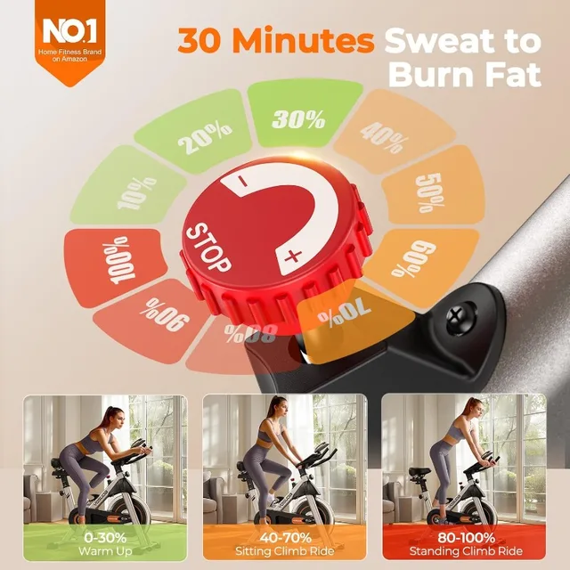 Indoor Magnetic Cycling Bike 2