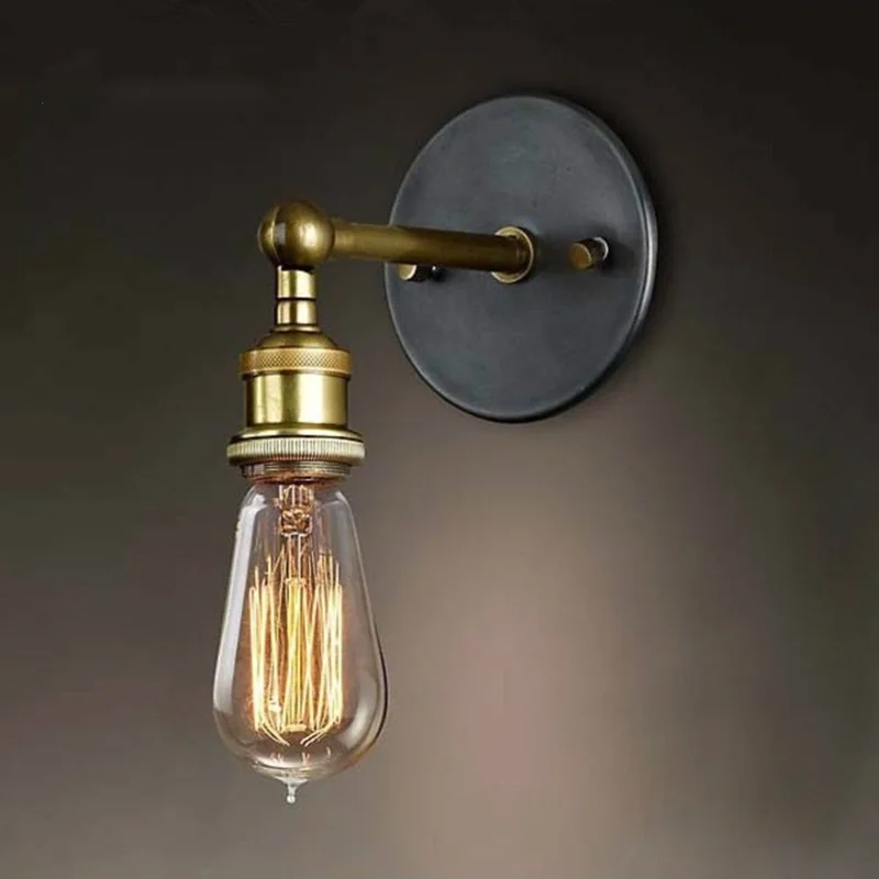 Shop Interior Bedroom Bathroom Balcony Bar Aisle Lights Living Room Decoration Light Fixture Vintage Industrial Style Wall Lamp