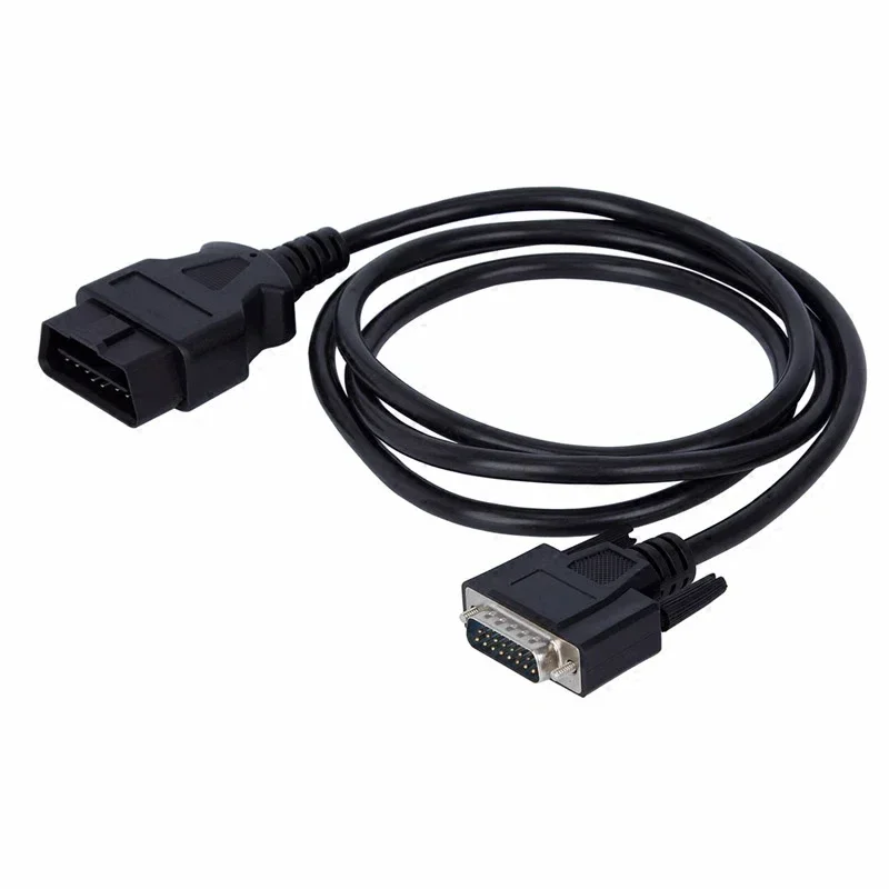 Фото 150 см OBD2 16-контактный адаптер DB15Pin автомобильный удлинитель DP 15-контактный кабель OBD-DB15 контактный внутренний интерфейс 16-контактное соединение №3