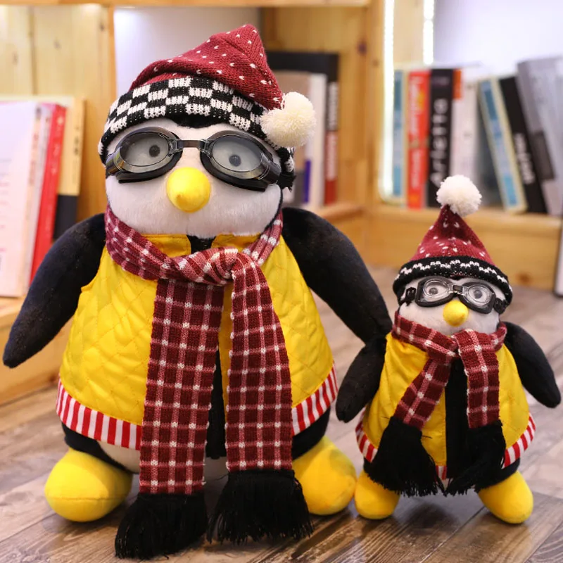47cm Joeys Friend HUGSY Plüsch Puppe Pinguin Stofftier Weihnachten Geschenk 27 