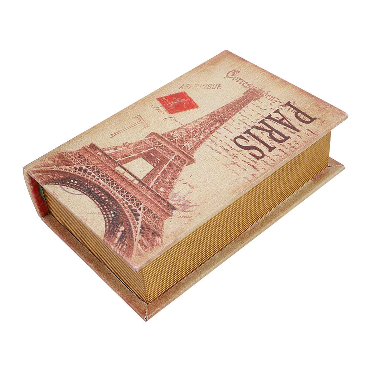 

False Book Box Vintage Books: European Book Jewellery Storage Packaging Book Classic Decorative Book for Coffee Shelves Bar