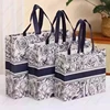 Reusable Foldable Shopping Bag Portable Travel Grocery Pocket Tote Plastic Bag Non-woven Fabric Eco Folding Bag Shopping Pouch 4