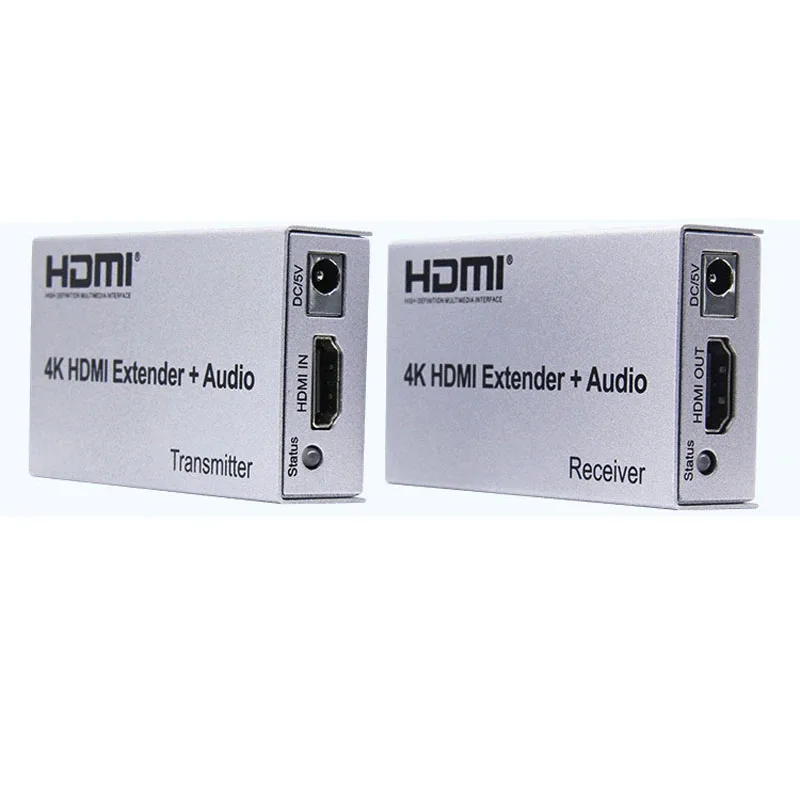 

4K HDMI удлинитель 100 М 1080p HDMI видеопередатчик приемник над Cat 5e CAT6 RJ45 Ethernet-Кабель для PS4 DVD ноутбука ПК к телевизору