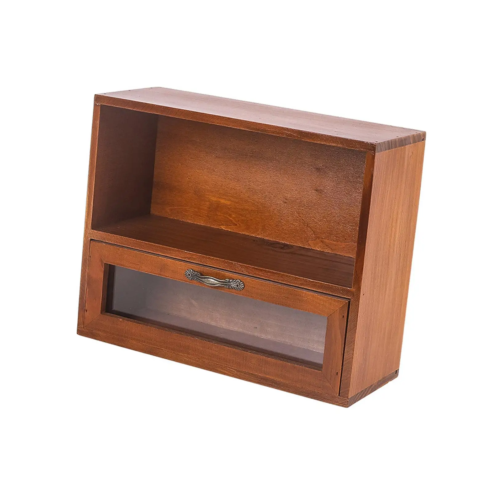 Scaffale Per Armadietto Da Tavolo Scaffale In Legno Supporto Per Vetrina Per Tazze Da Caffè Oggetti Da Collezione Porta Cosmetici Per Profumi Bagno