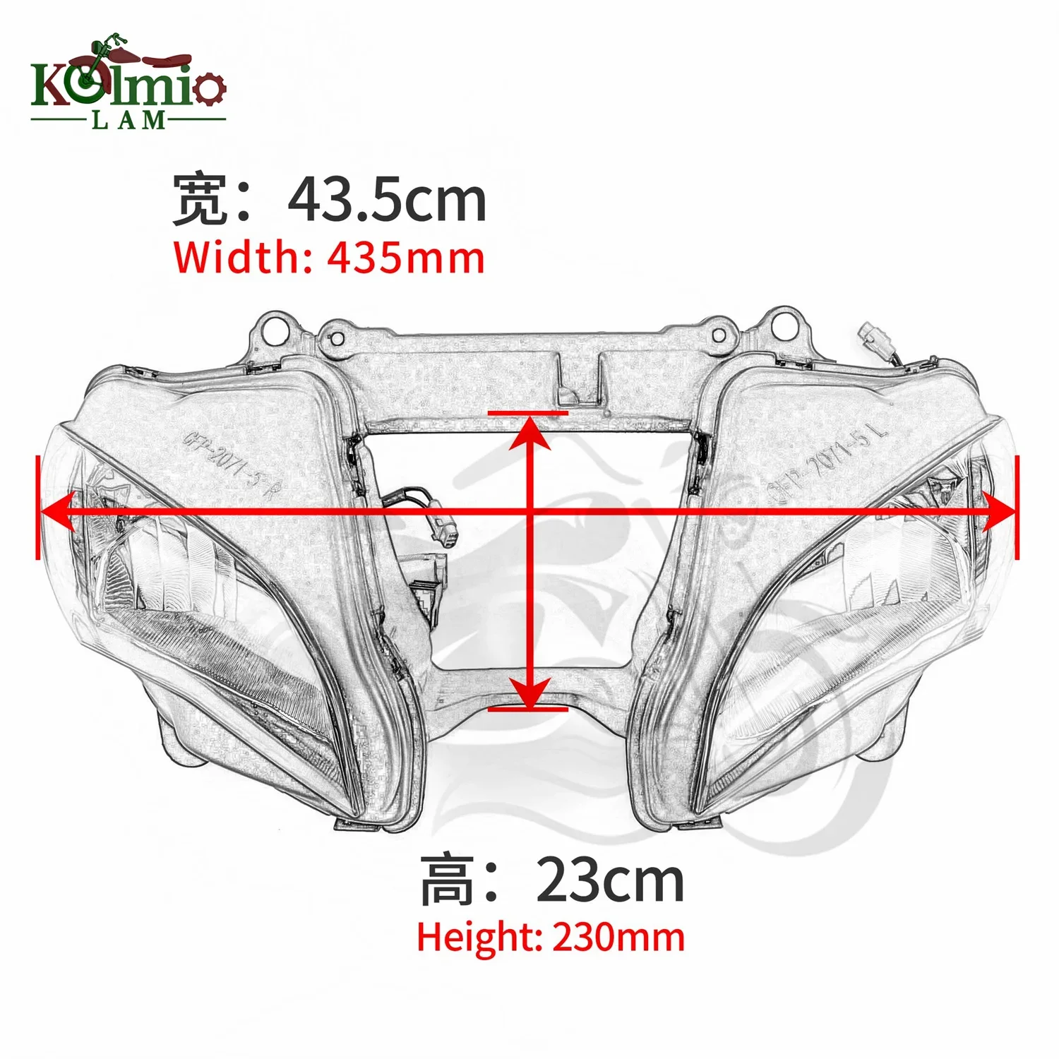 は Motorcycle Headlight Fit For 2016 - 2020 KAWASAKI Ninja ZX