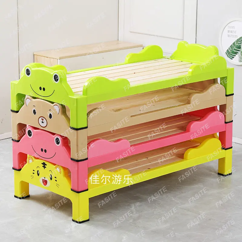 Kindergartennapbedchildrencartoonplasticstackedbedmanagedsmall