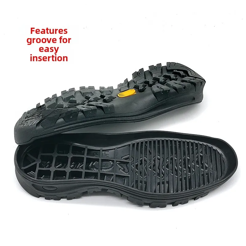 Outdoor Hiking oes Rubber Outsole Wear-resistant Anti-slip Low Cut Breathable Men's Mountaineering oes with Replaceable Sole