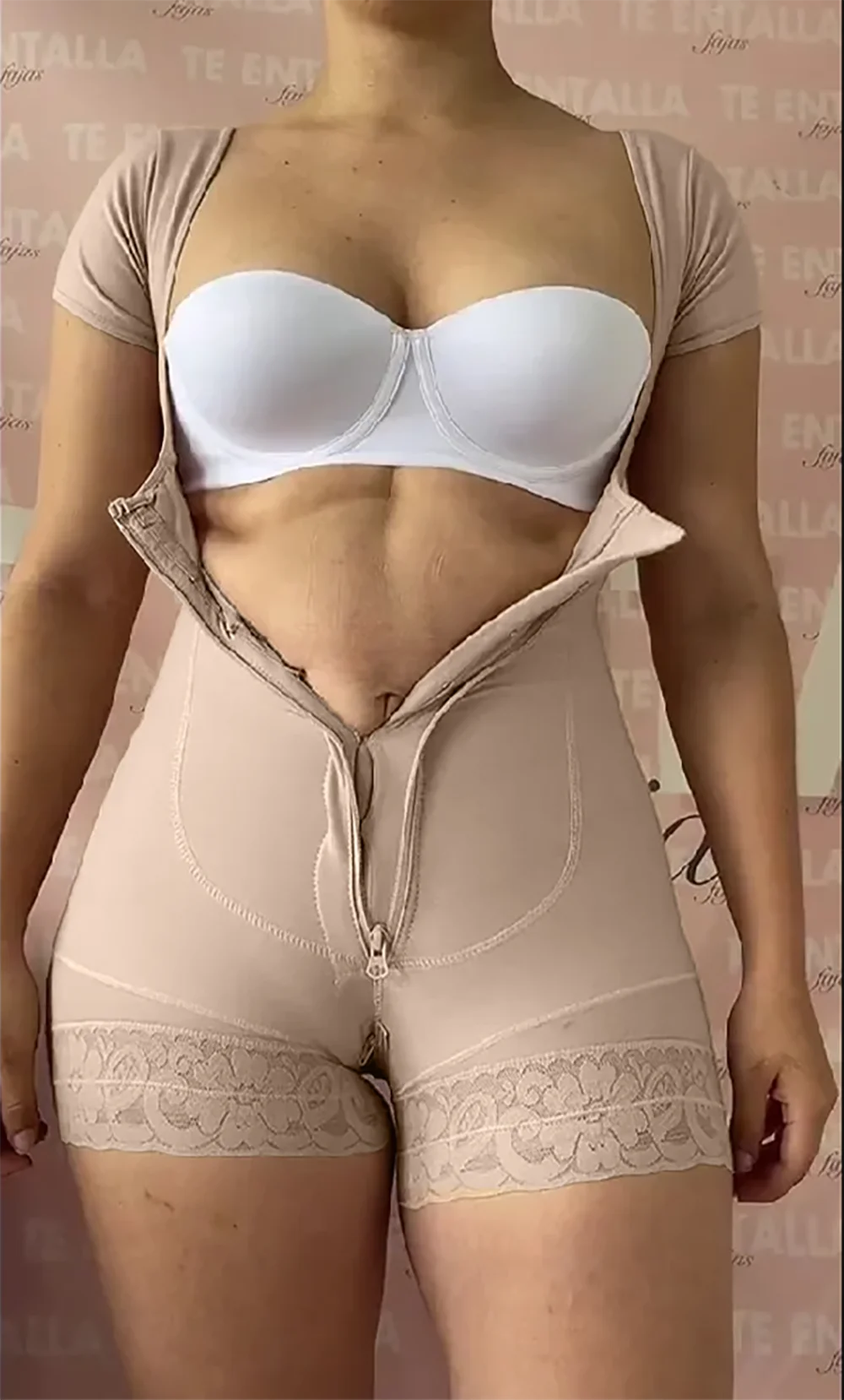 Fajas Colombianas Open-Chest Waist Trainer Shaperwear Abdomen Control Butt Lifting Slimming Flat Belly Underwear