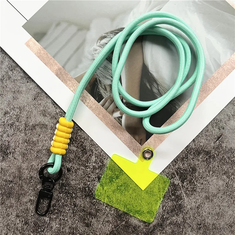 Versatile Phone & ID Badge Lanyard with Metal Keyring