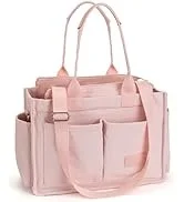 Bagelite Tote Bag for Women, Work Bags Crossbody Purses with Zipper, Waterproof Satchel Handbags ...