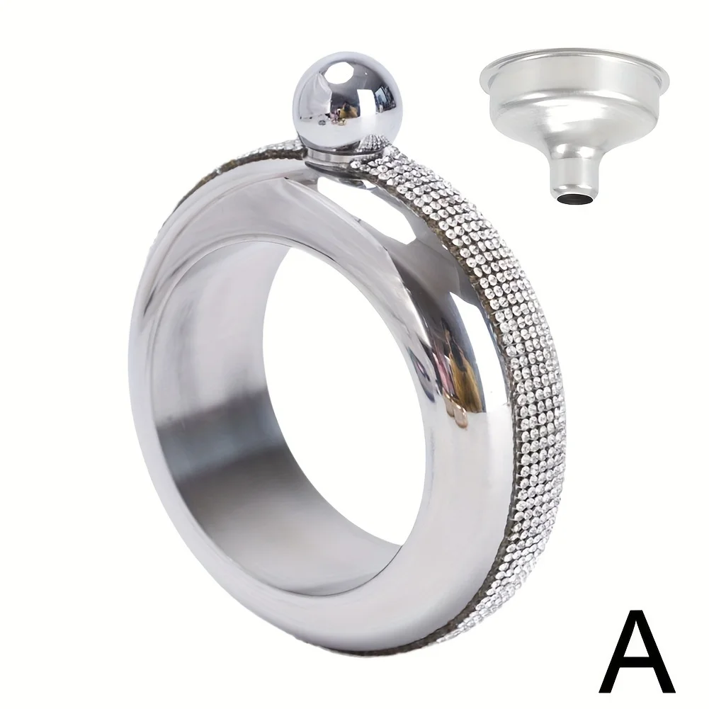 

, Stainless Steel Flagon, Portable Flagon, Fashionable Wine Bottle For Men And Women, Stainless Steel Wine Jug, Beautiful Drinkw