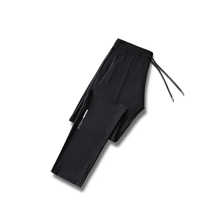 عالية الجودة السراويل الحرير الجليد للرجال الصيف ض...