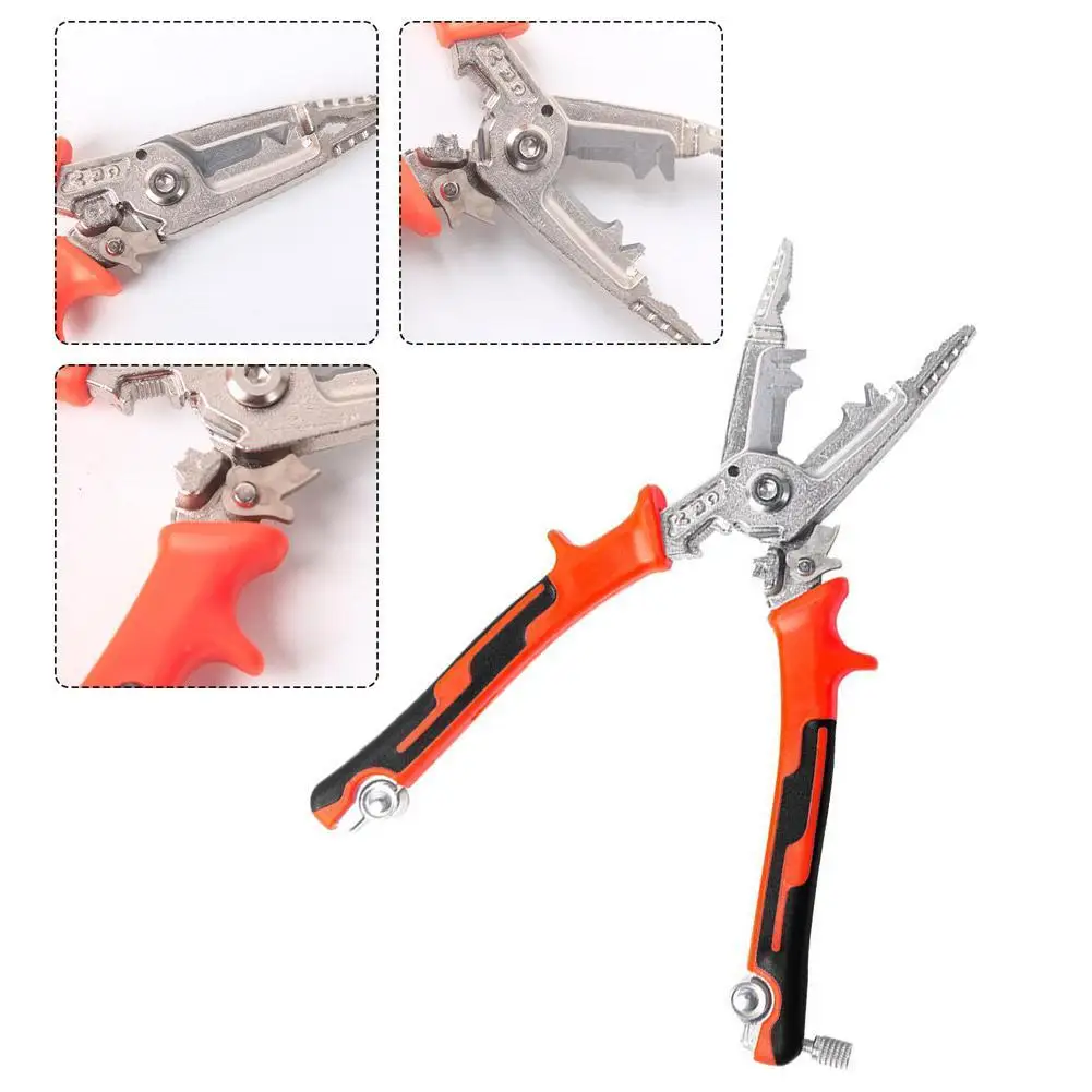 Multifunctional Heavy-duty Universal Wire Stripper Cable Cutter Wire Stripper Pliers For Electric Cable Stripping Crimping