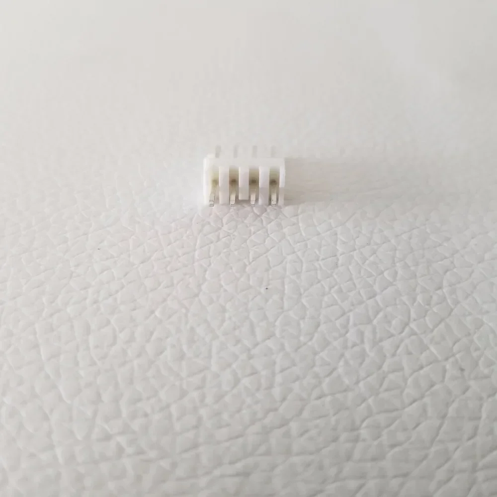 10pcs/lot PC 4Pin FDD Floppy Male Plug Socket DIY Terminal 2.55mm Space White for