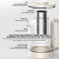 NOUVEAU MIJIA S2 Bouilloire multifonctionnelle 1,5 L Appareil électroménager 800 W en acier inoxydable 304 avec fonction de maintien au chaud 3
