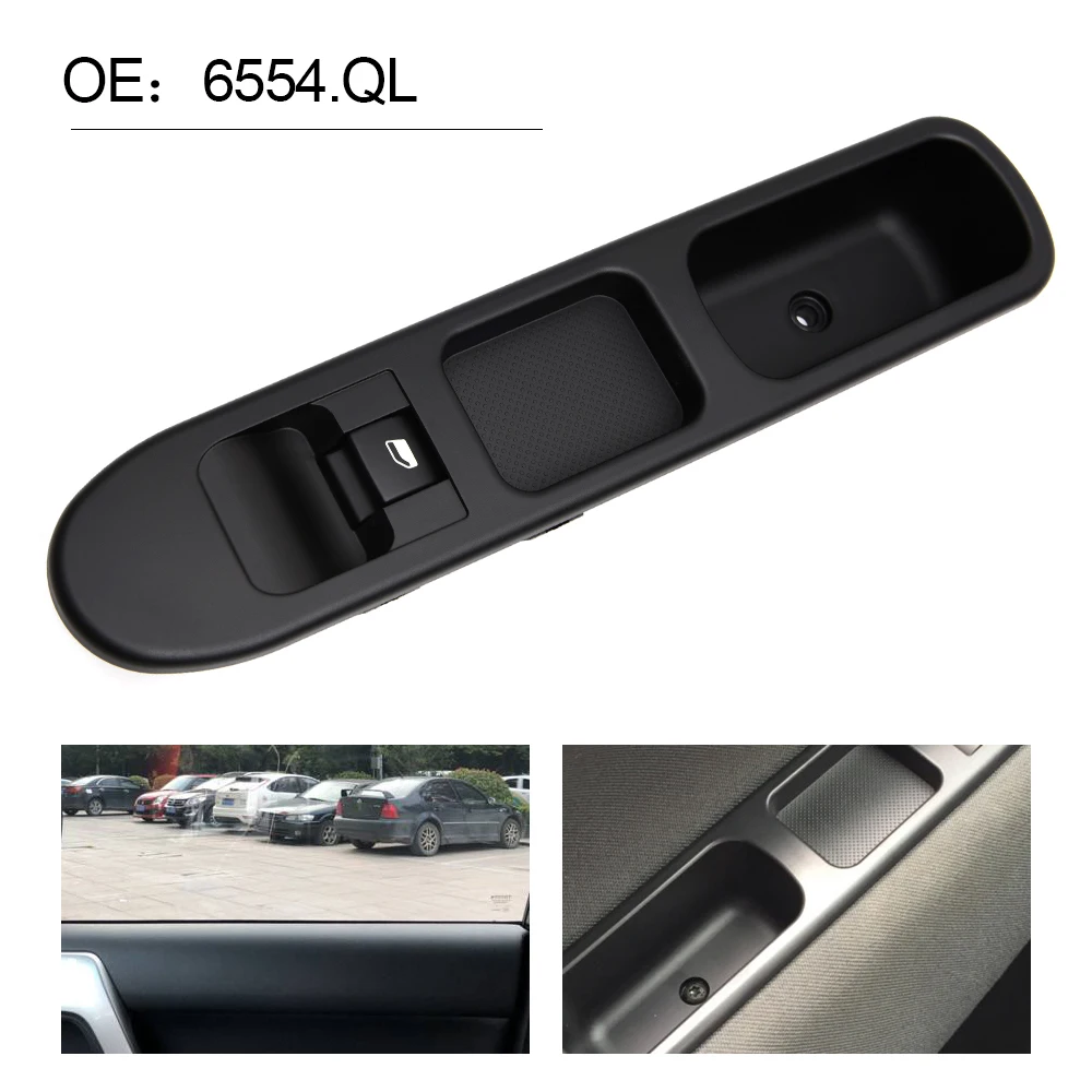Power Window Switch Compatible 207Electric Window Switch Premium Passenger Side Control Window Lifter Switch Replacement for Car