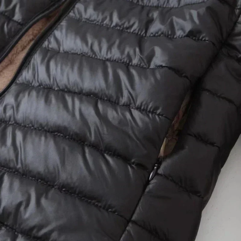 Women Winter Warm Lined Quilted Jacket Fuzzy Fleece Lightweight Zip Long Sleeve Hooded Coat With Pocket Fashion Coats Outwear