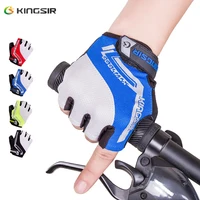 KINGSIR MTB Bike Cycling Gloves men women Half Finger Breathable gym Motorcycle Racing Gloves S XXL fitness cross weight lifting 1