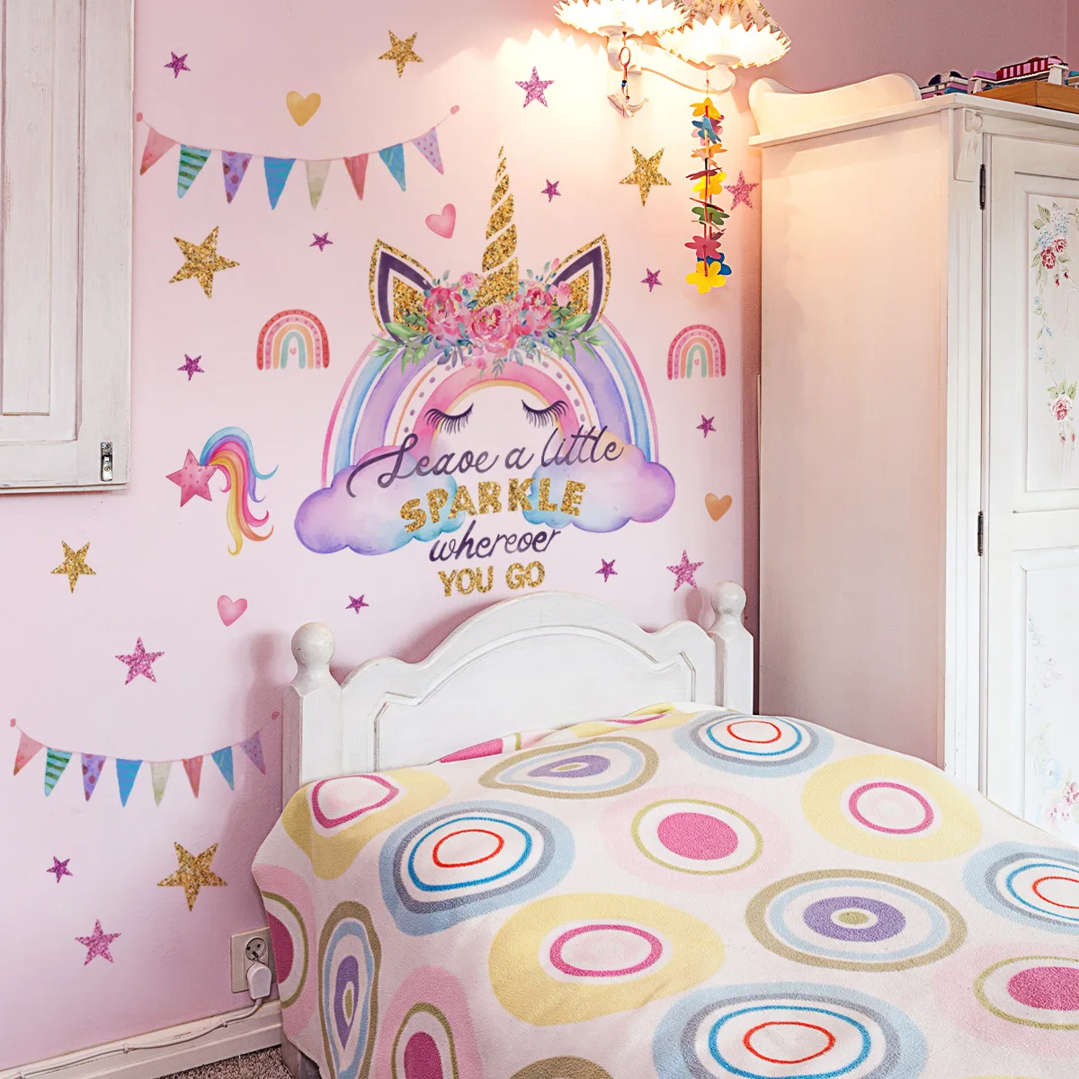 Unicorn Wall Decor Girls Bedroom Ideas Unicorn Purple Children&