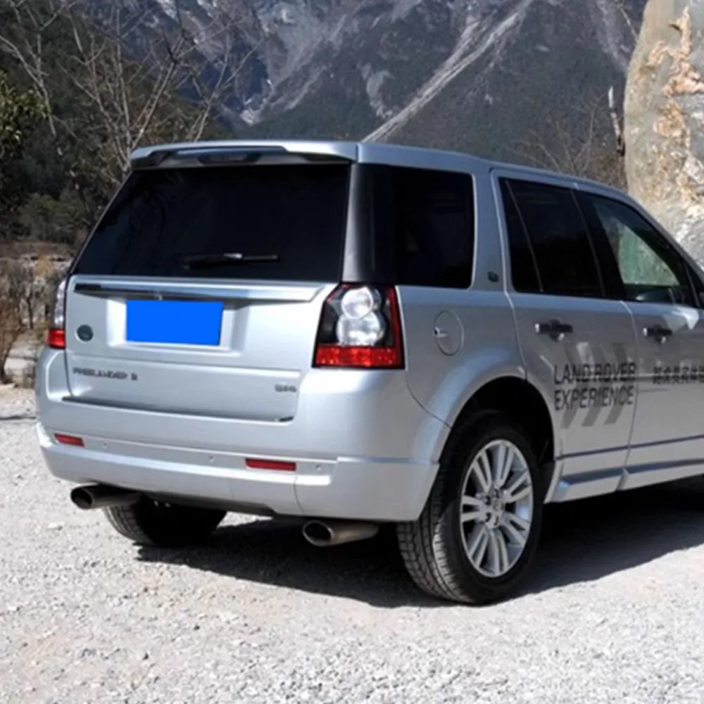 

Черный спойлер крыло для LANDROVER FREELANDER 2 спойлер верхние крылья черные губы Корпус Комплект сплиттер багажник отделка палочка