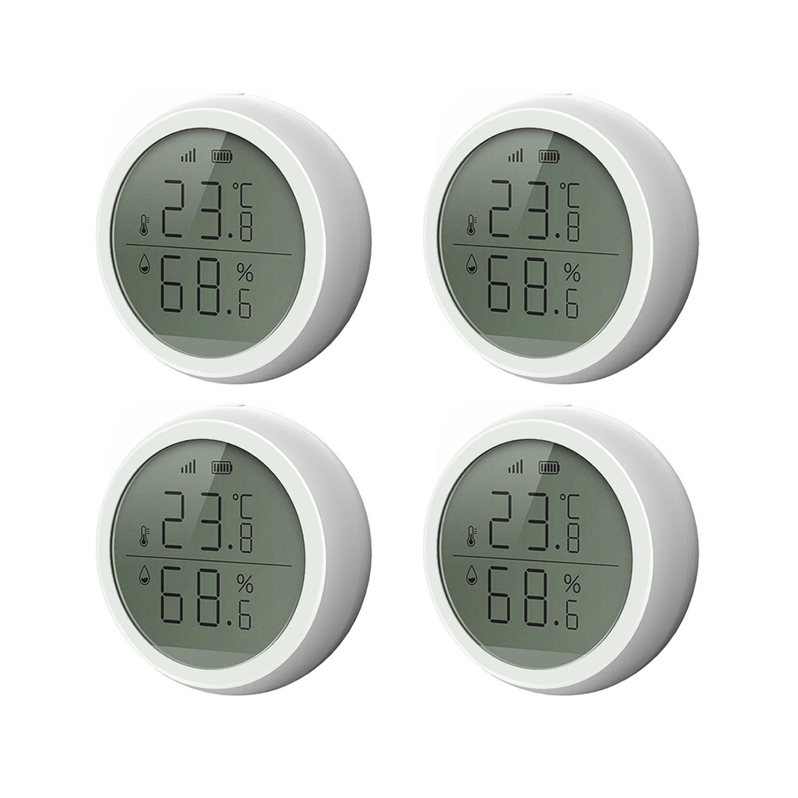 NOUS E6 ZigBee Temperatur- & Feuchtigkeitssensor | Mit LCD-Display, App-Anbindung, Batteriebetrieben