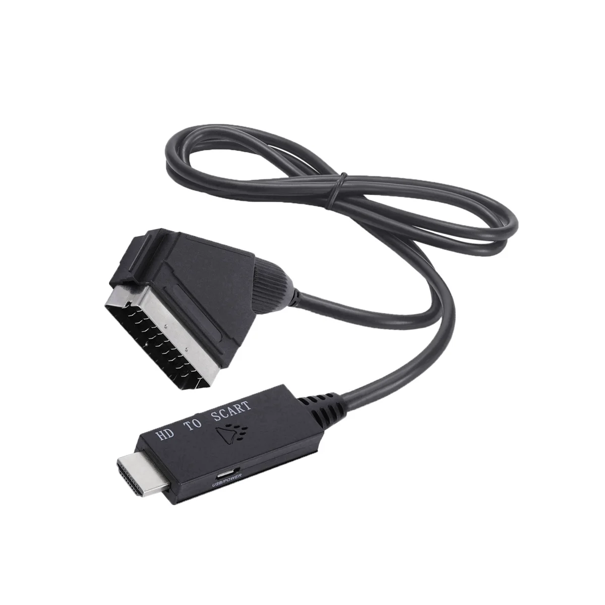 Cavo Di Connessione Hdmi Compatibile Con Scart Convertitore Audio/Video Da 1M Convertitore Hdmi Compatibile Con Scart Hd
