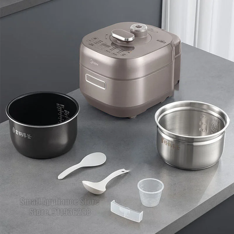 Midea Electric Pressure Cooker 5L Fast Cooking IH Rice Cooker Double Liner Multifunctional 220V Household Kitchen Appliances 2