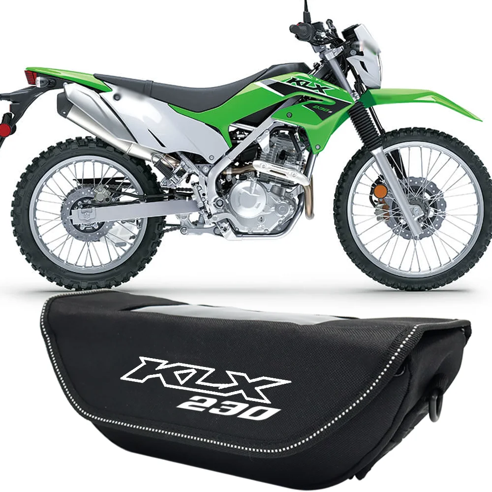 

For Kawasaki KLX230 KLX 230 KLX300 KLX 300 140 2023 Motorcycle Accessories Waterproof Bag Storage Handlebar bag Travel Tool bag
