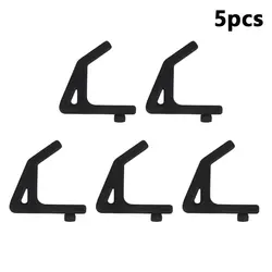 Universal Storage Hooks for Shelving and Garage Organization (5pcs Black)