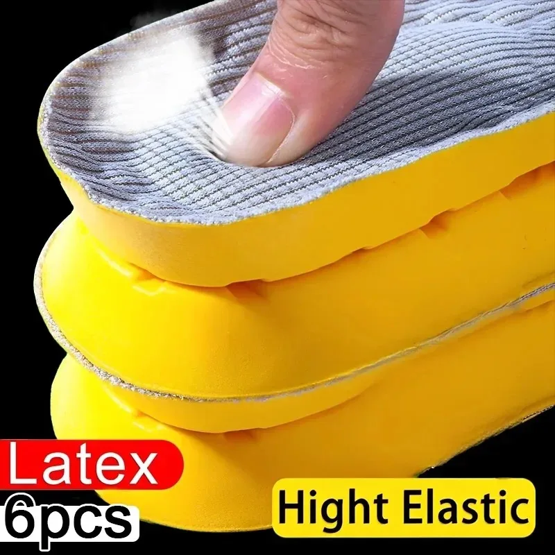 2/6Pcs Sports Shoes Insoles Super Soft Running Insole Feet Shock Absorption Baskets Shoe Sole Arch Support Orthopedic Insert shoe insoles orthopedic insoles