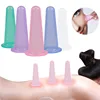 4Pcs Vacuum Cupping Cans For Massage Ventosa Celulitis Suction Cup Chinese Suction Cups Face Neck Massage Cans Anti Cellulite 6