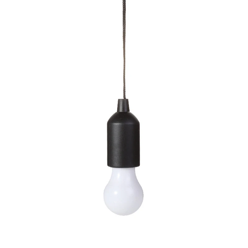 Portable LED Pull Cord Light Bulb for Home and Garden Decor