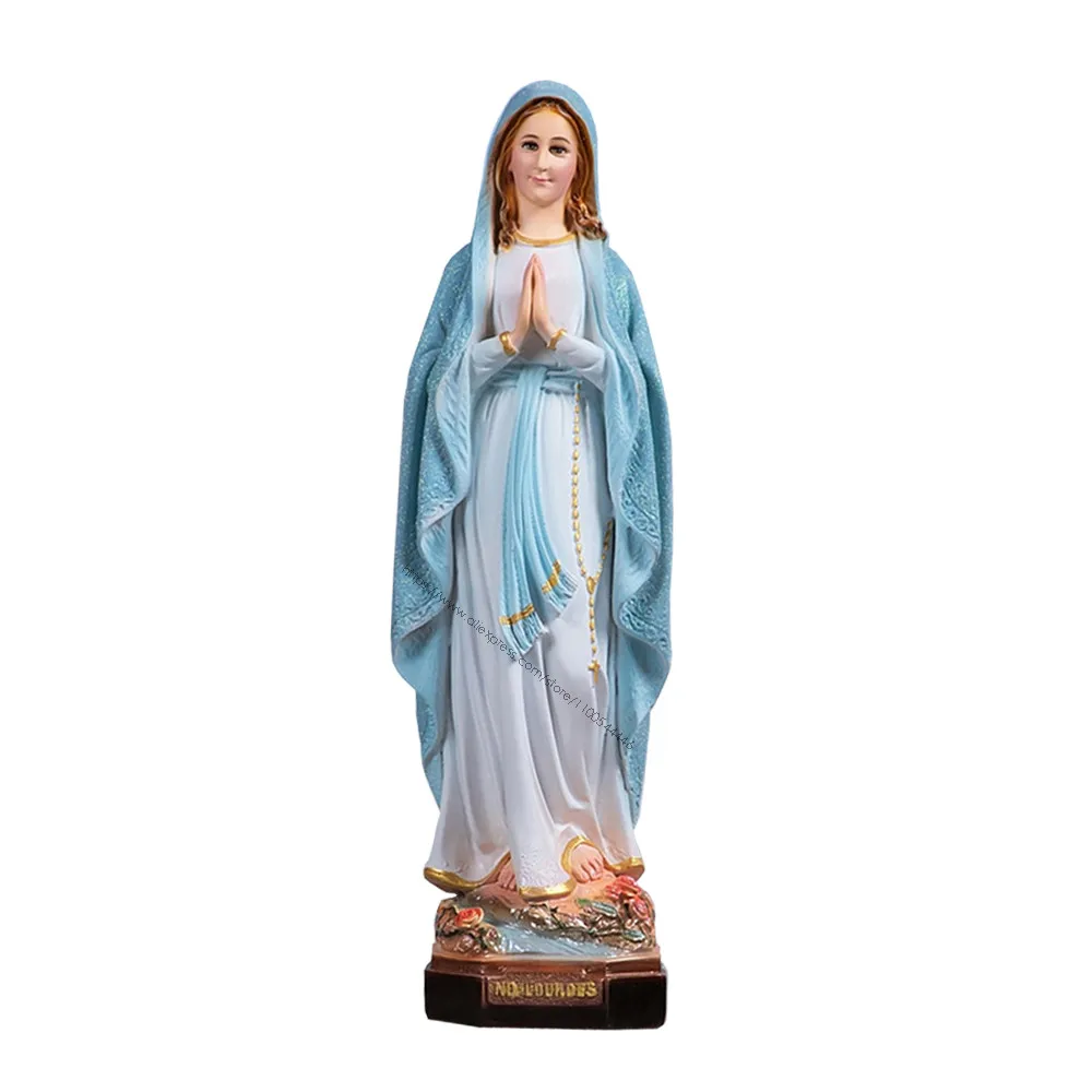 

Madonna Blessed Virgin Mary Sculpture Figurine Statue Home Reigious Decoration Catholic Decor Gift 50cm