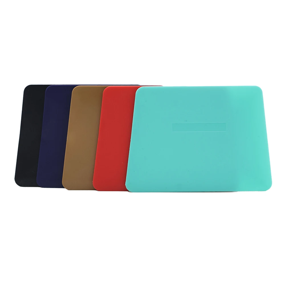 AUTOBRIGHT Trapezoid PPF Squeegee Scraper Car Film Corner Professional thin edge trimming 5 color softness and hardness Tools