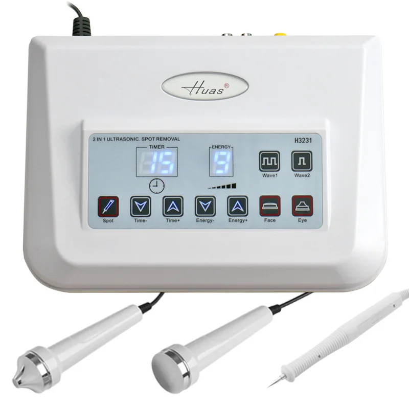 3 In 1 Ultrasonic Facial Machine Spot Tattoo Removal Anti Aging Ultrasound Face Body Massager Skin Deep Cleaning Beauty Device | Красота и