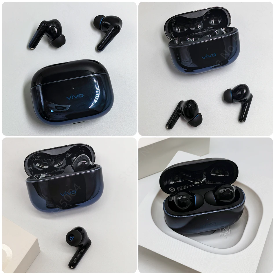 ViVO TWS 4 HiFi 55dB 능동형 소음 차단 진정한 무선 이어폰 LDAC TWS 이어폰 Bluetooth 5.4 AptX 무손실 LDAC IP54