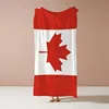 Canada Flag Beach Towel: Perfect for Sunny Seaside Adventures! Suitable for towels, bath towels, beach towels 3