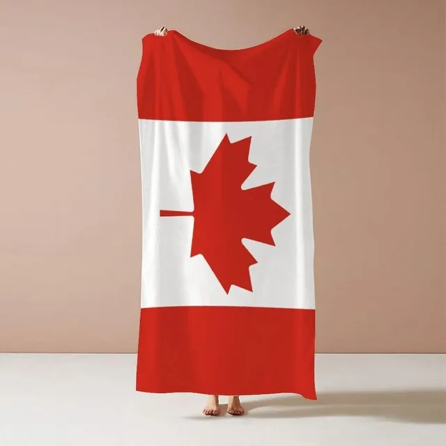 Canada Flag Beach Towel: Perfect for Sunny Seaside Adventures! Suitable for towels, bath towels, beach towels 3