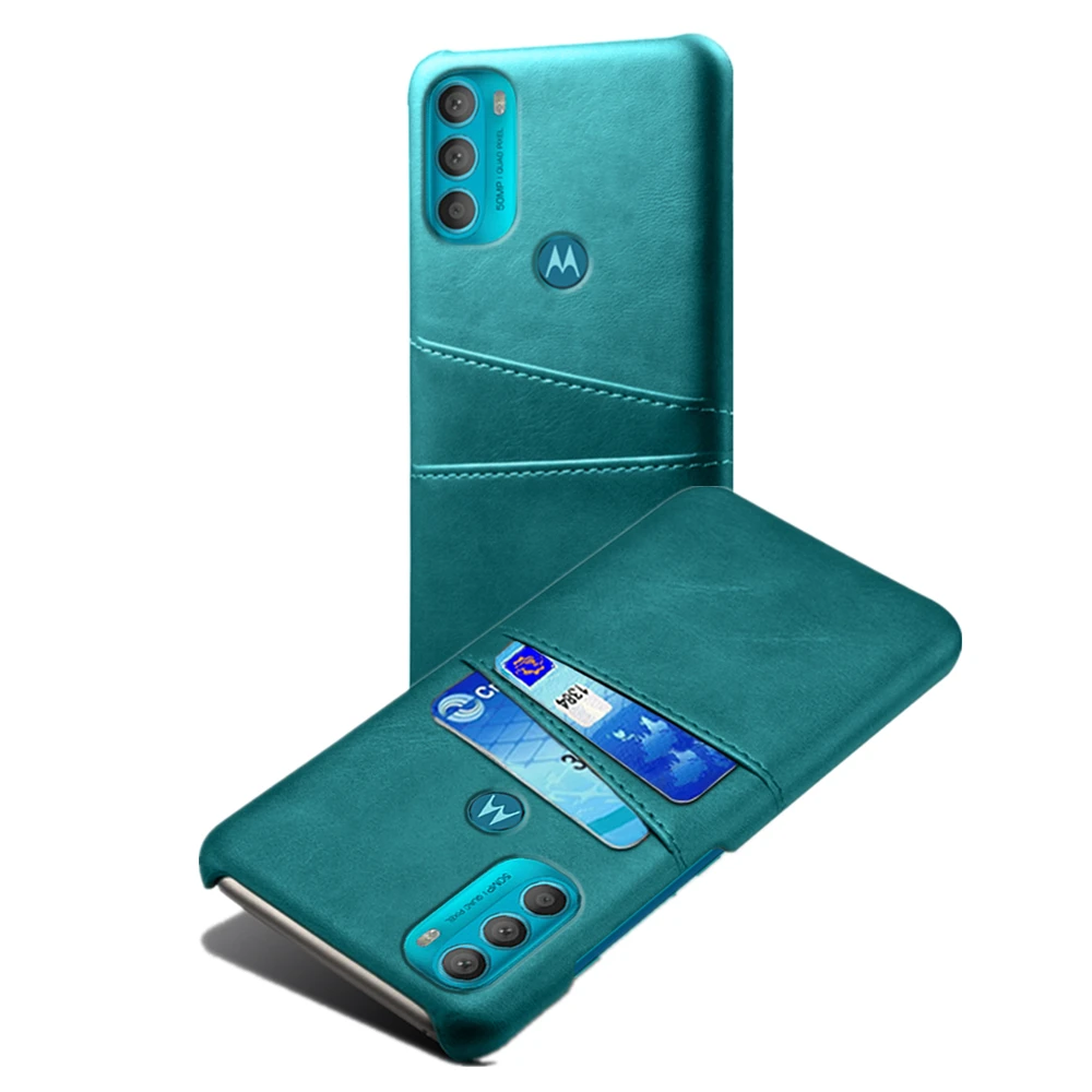 Mulbess Cover In Pelle Sintetica Per Motorola Moto G41/G31 – Blu Diamante, Con Slot E Supporto