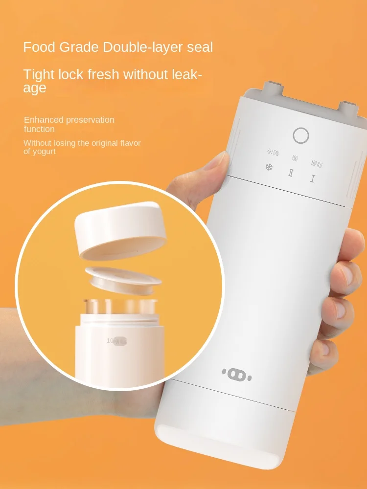 Le Shi Xiaoha Pig Yogurt Cup Refrigerated Yogurt Machine Home Multi functional Automatic Glass Compact Portable Home Small 5