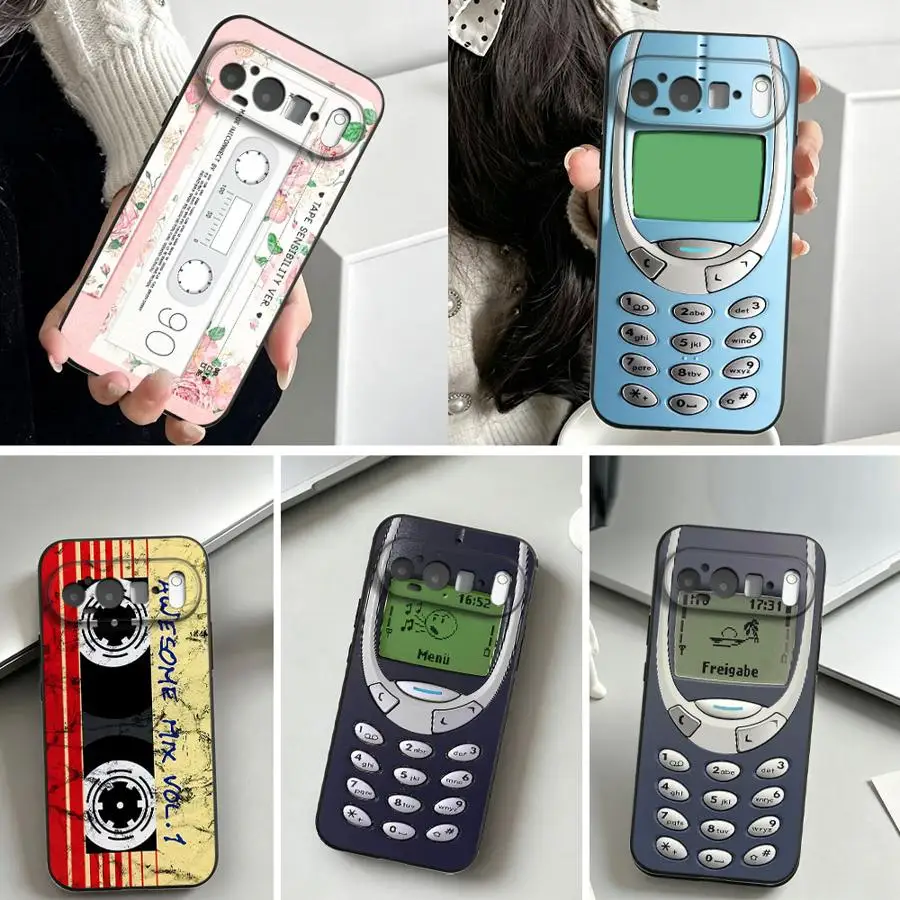 Retro Cassette Design Phone Cover Case