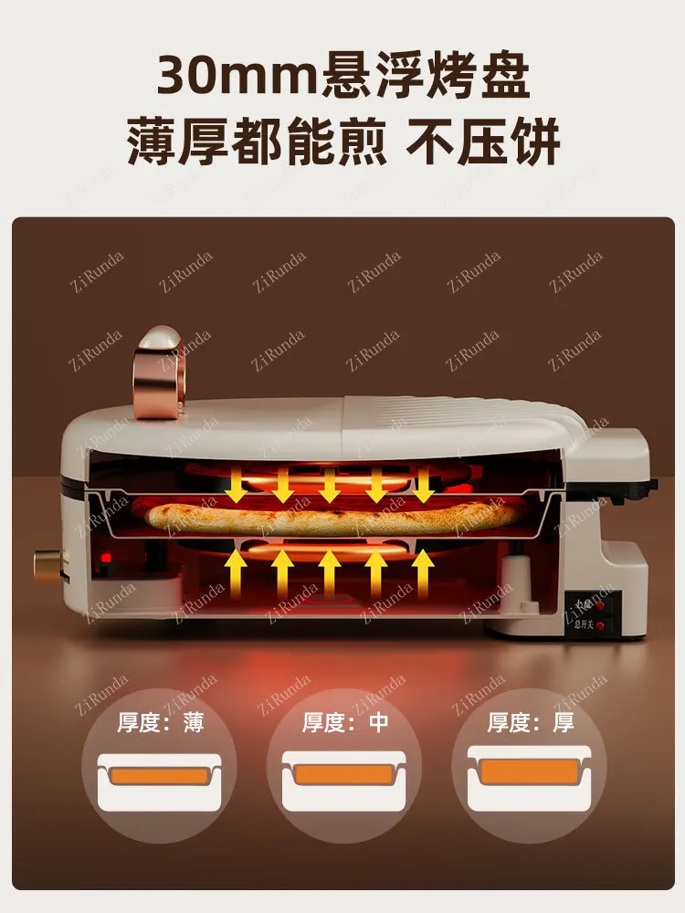 ~Electric Baking Pan Double Side Heating Multi-Functional plus-Sized Deepening Breakfast Pancake Maker Non-Stick Pan Pancake 4