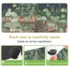 Cute frog green mousepad, Big Game mousepad Multi-size keyboard table mat, 35.43x15.74 inches, 2mm non-slip rubber base mousepad 6