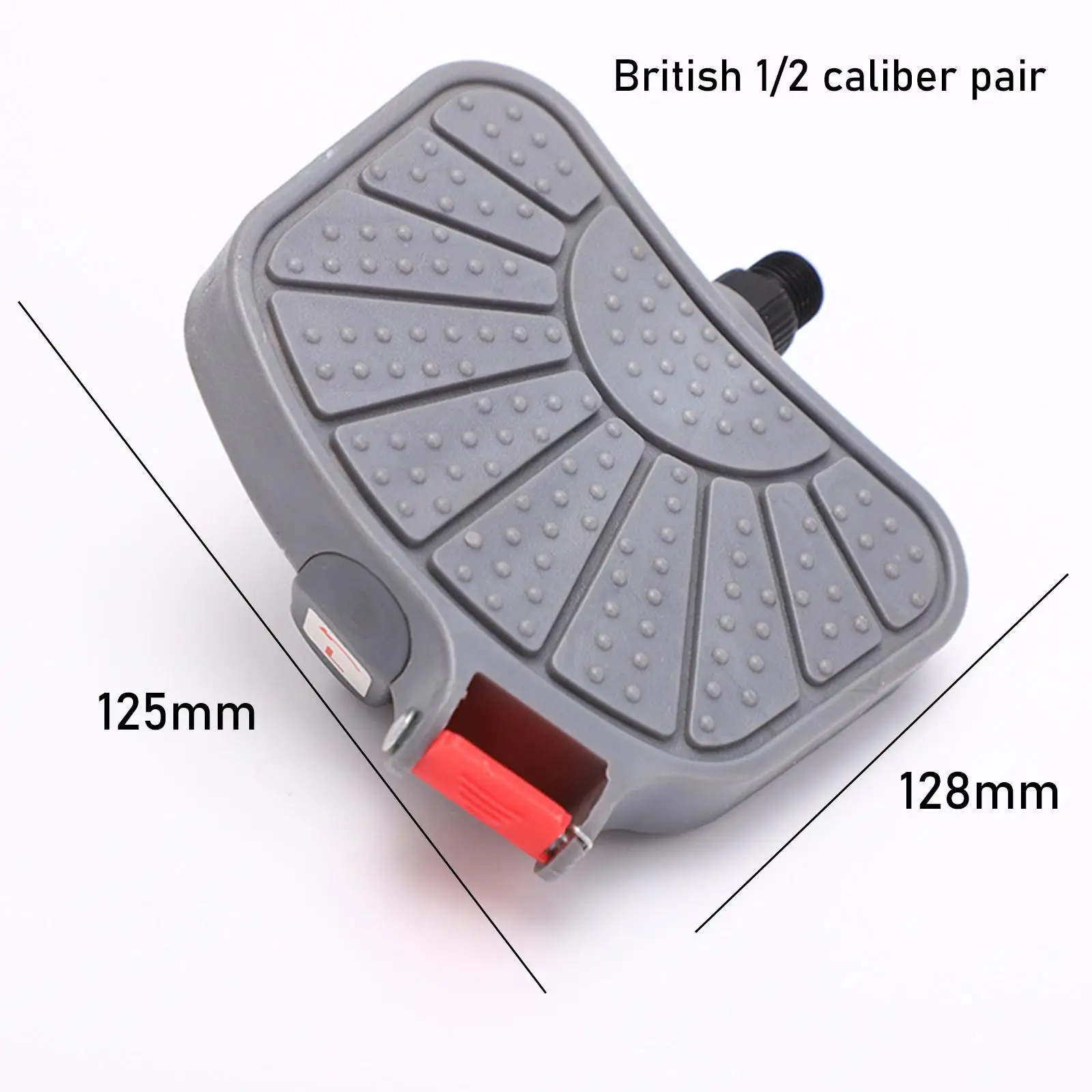 2 pedales de bicicleta estática de 1/2'' o 9/16'' con correas ajustables para bicicletas estáticas estáticas, ciclismo en interiores, entrenamiento en casa y oficina