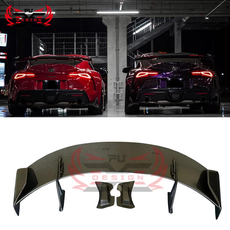 

Rear Trunk Tail Boot Lip Wing Ducktail ADR Style Spoiler Dry Carbon Fiber For Toyota SUPRA A90 A91 MK5 Auto Tuning