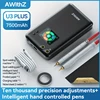 Awithz Spot Welding Handheld Portable  Stainless Steel 18650 Mobile  Lithium Battery Nickel Sheet Color Screen Welding Machine 5