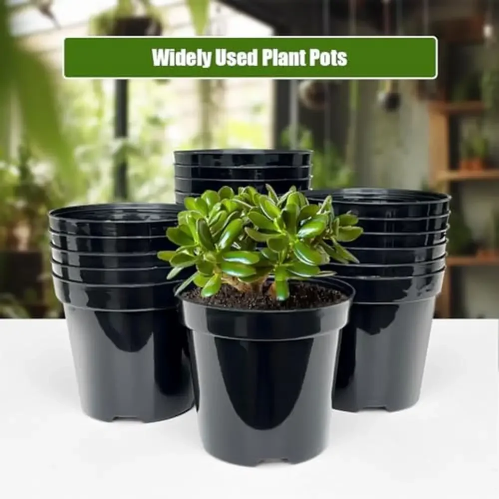 4" Plastic Plant Pots 60 Pcs 12 Cell Nursery Trays Sturdy Seeds Starting Shuttle BPA Free Material Wide Use Nursery Pots Unique