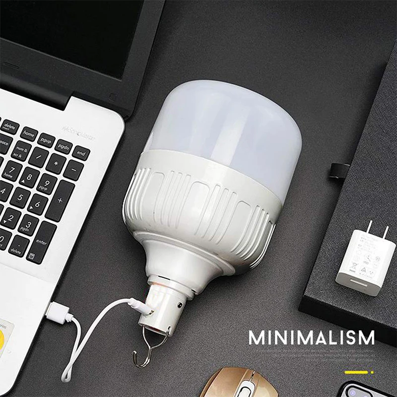 Waterproof And Rechargeable LED Night Light Bulb Dimmable Emergency Light Outdoor Barbecue Tent Courtyard Garden led light bulbs