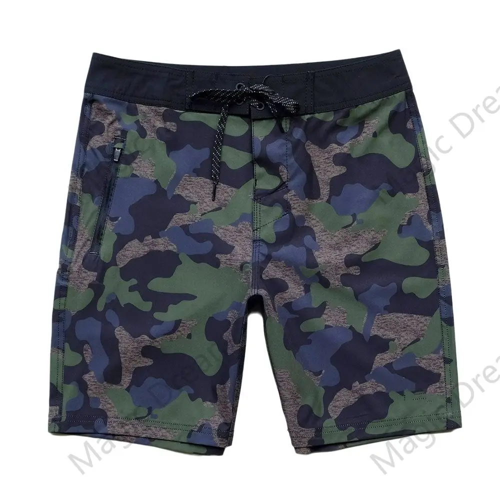 2024 Jun Men Summer New Waterproof Beach Shorts With Pocket Phantom Bermuda Board Shorts Swim Quick Dry Casual Diving  Swimwear 6