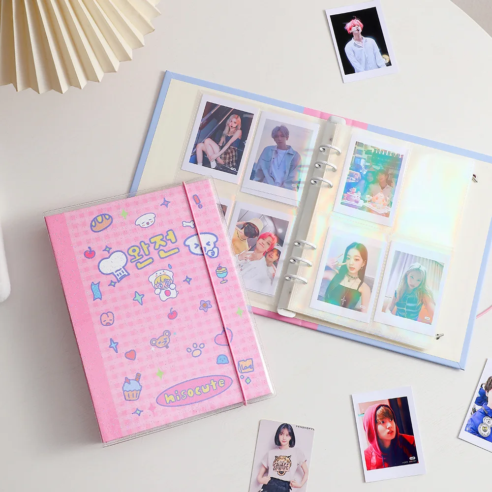 SKYSONIC Kawaii A5 Binder Collect Book Ring Hard Cover Bujo